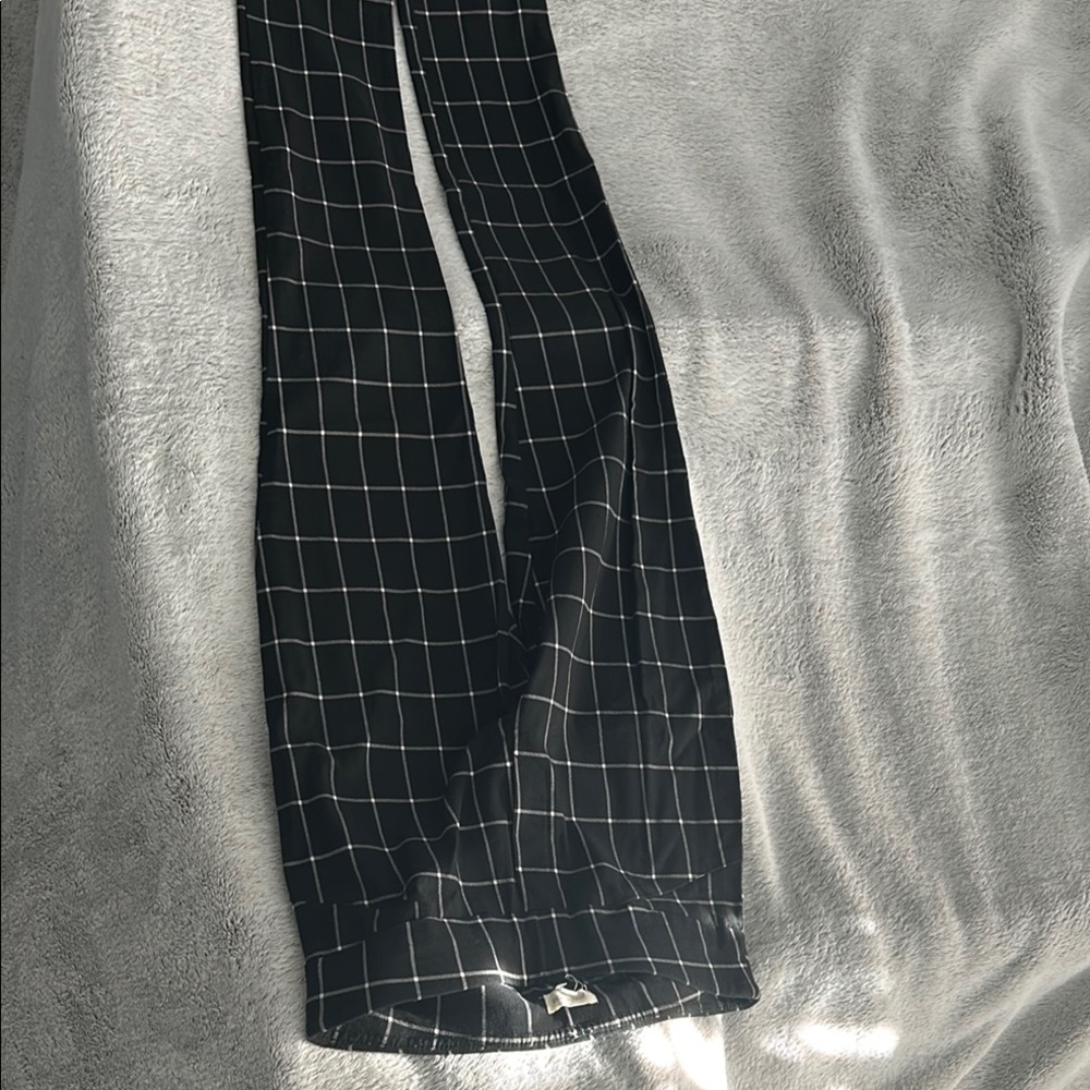 Jennifer + Grace Black Plaid Pants